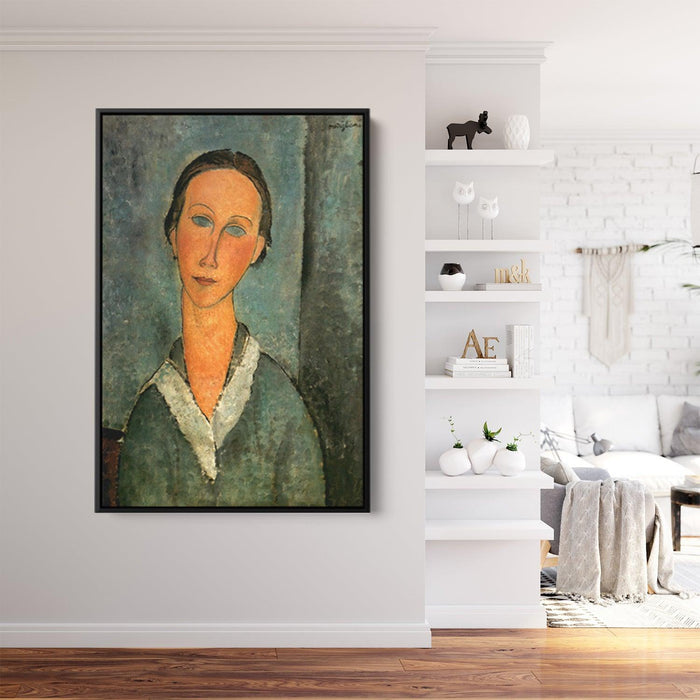 Girl in a Sailor's Blouse by Amedeo Modigliani - Canvas Artwork