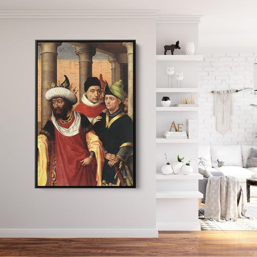 Group of Men by Rogier van der Weyden - Canvas Artwork