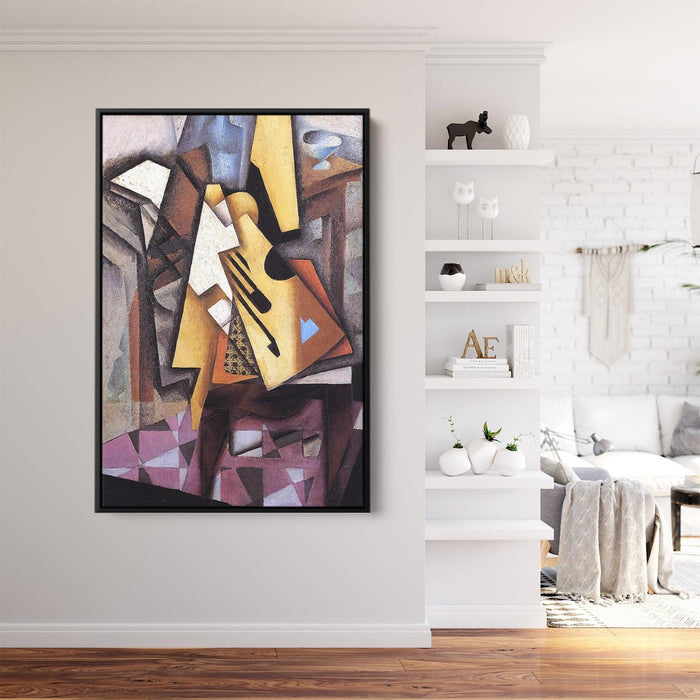 Guitar on a Chair by Juan Gris - Canvas Artwork