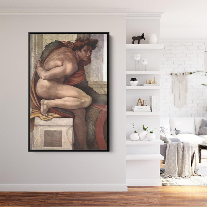 Ignudo by Michelangelo - Canvas Artwork