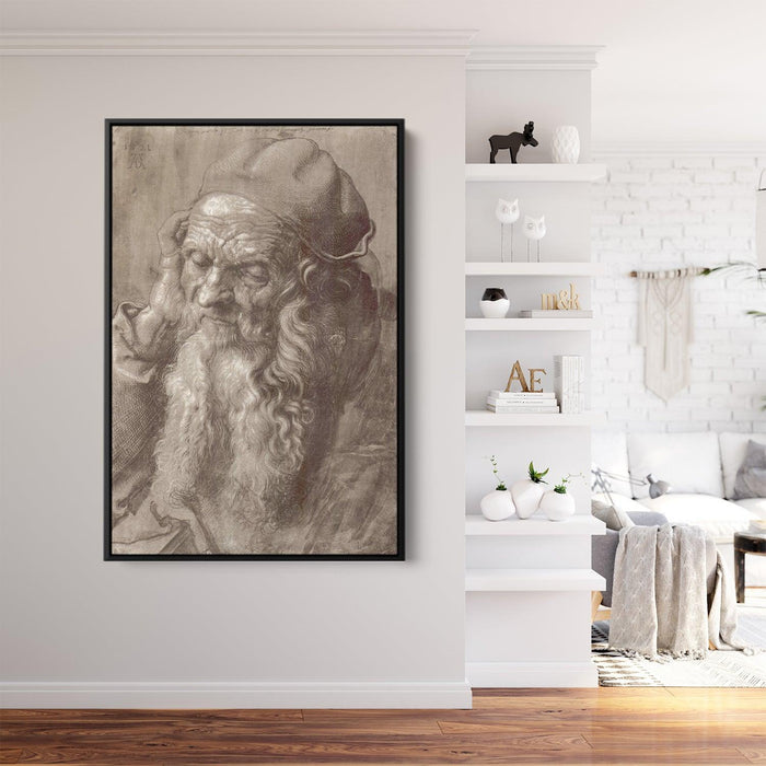 Man Aged 93 (brush & ink on paper) by Albrecht Durer - Canvas Artwork