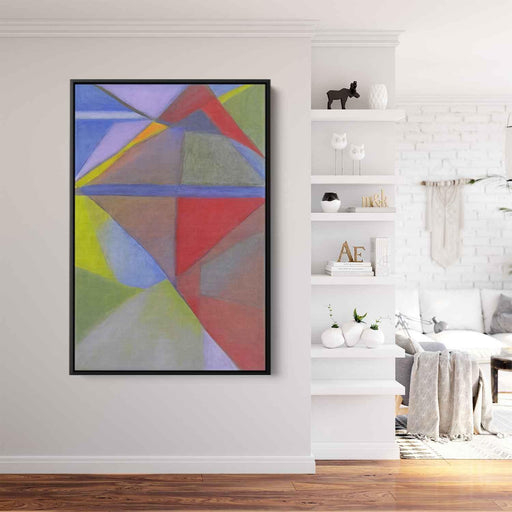 Pastel Bauhaus Triangles #227 - Kanvah