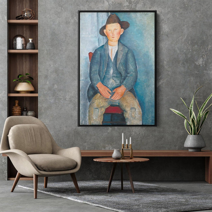 The Little Peasant by Amedeo Modigliani - Canvas Artwork