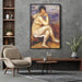Bather with a rock by Pierre-Auguste Renoir - Canvas Artwork