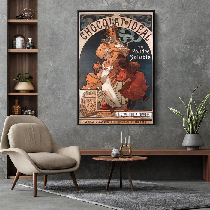 Chocolat Ideal by Alphonse Mucha - Canvas Artwork