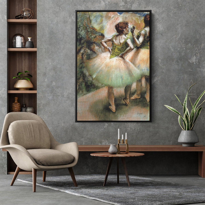 Dancers, Pink and Green by Edgar Degas - Canvas Artwork