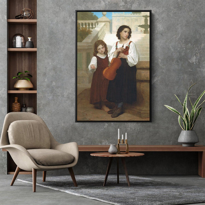 Far from home by William-Adolphe Bouguereau - Canvas Artwork