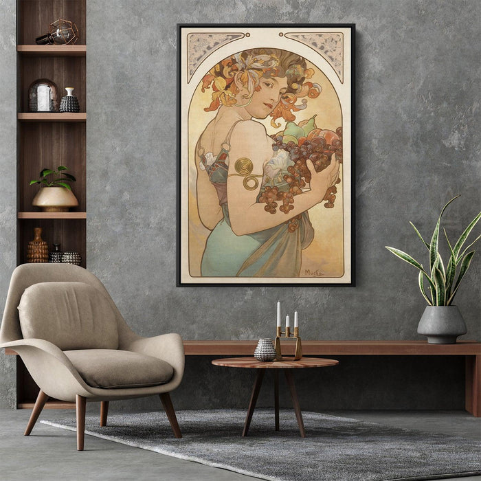 Fruit by Alphonse Mucha - Canvas Artwork