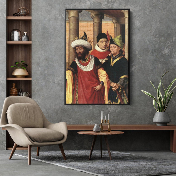 Group of Men by Rogier van der Weyden - Canvas Artwork