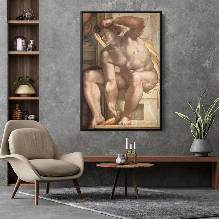 Ignudo by Michelangelo - Canvas Artwork