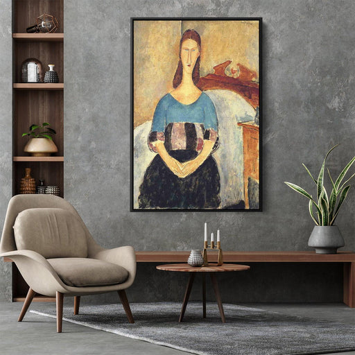 Jeanne Hebuterne by Amedeo Modigliani - Canvas Artwork