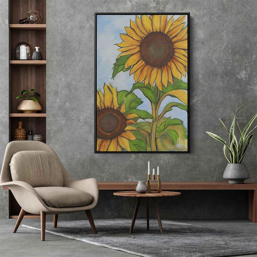 Line Art Sunflower #210 - Kanvah