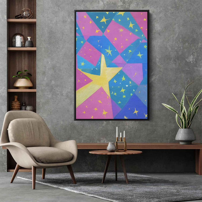 Pastel Bauhaus Stars #210 - Kanvah