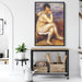 Bather with a rock by Pierre-Auguste Renoir - Canvas Artwork