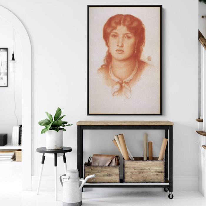 Fanny Cornforth by Dante Gabriel Rossetti - Canvas Artwork