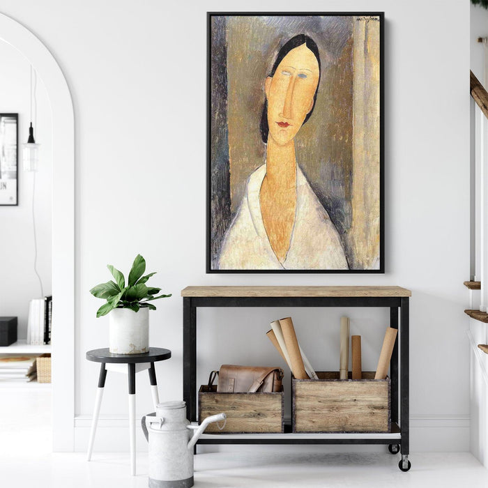 Hanka Zborowska by Amedeo Modigliani - Canvas Artwork