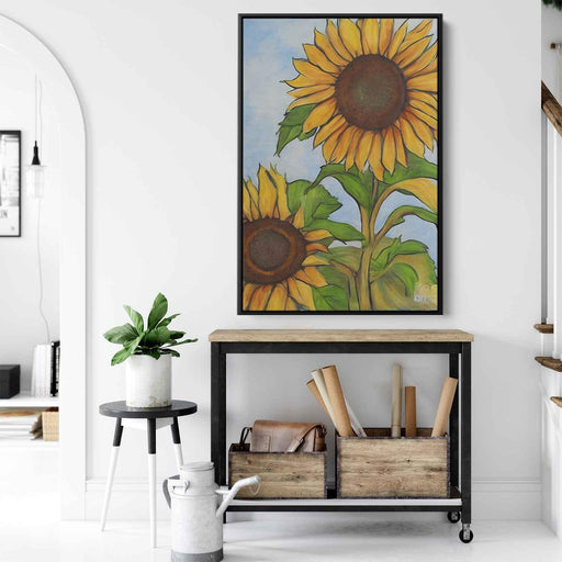 Line Art Sunflower #210 - Kanvah