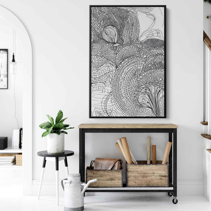 Line Art Sunset #222 - Kanvah