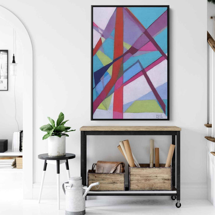 Pastel Bauhaus Triangles #214 - Kanvah