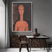 A red bust by Amedeo Modigliani - Canvas Artwork