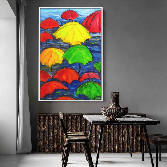 Abstract Beach Umbrellas #218 - Kanvah