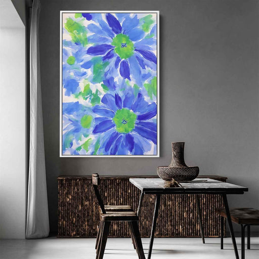 Blue Abstract Flower #227 - Kanvah