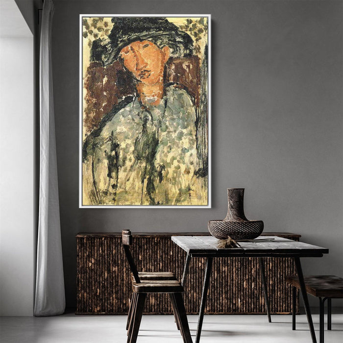 Chaim Soutine by Amedeo Modigliani - Canvas Artwork