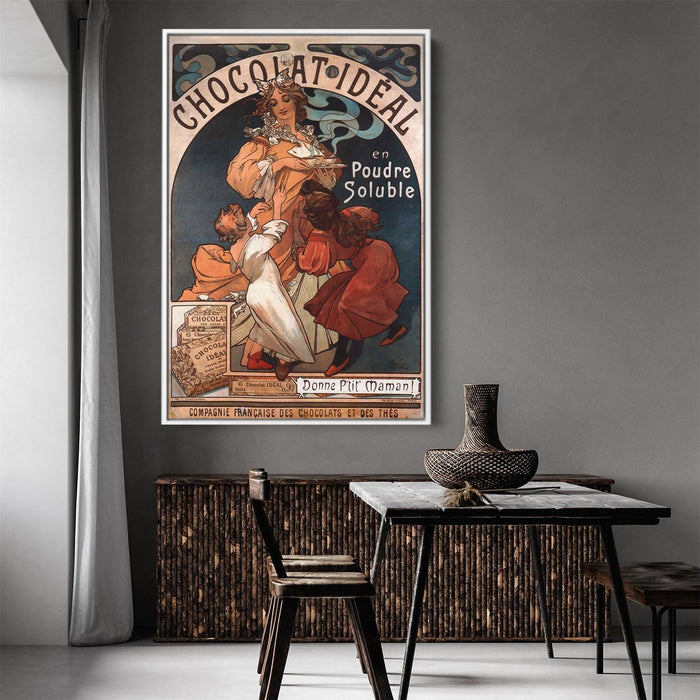 Chocolat Ideal by Alphonse Mucha - Canvas Artwork