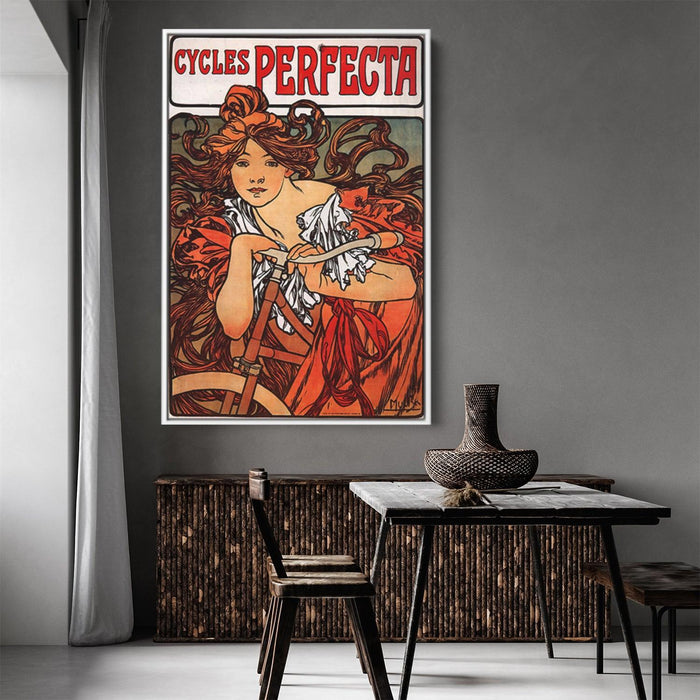 Cycles Perfecta by Alphonse Mucha - Canvas Artwork