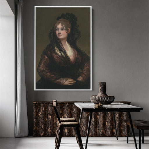 Dona Isabel de Porcel by Francisco Goya - Canvas Artwork