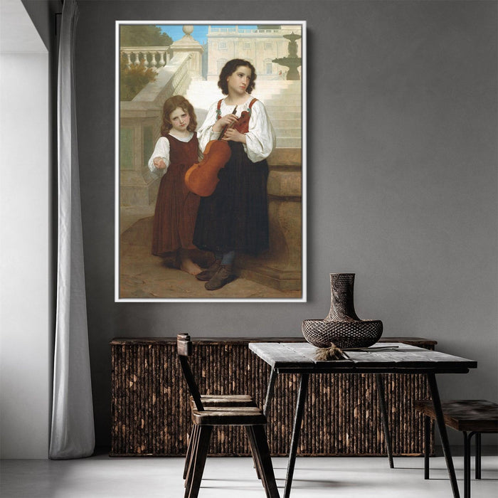 Far from home by William-Adolphe Bouguereau - Canvas Artwork