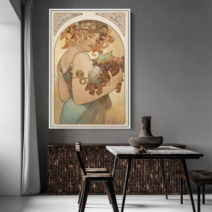 Fruit by Alphonse Mucha - Canvas Artwork