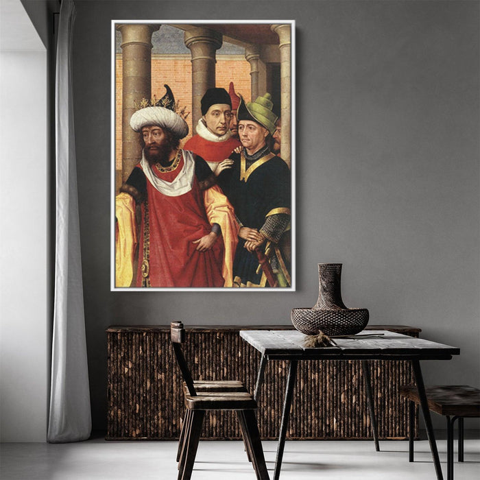 Group of Men by Rogier van der Weyden - Canvas Artwork
