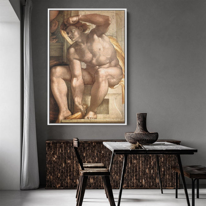 Ignudo by Michelangelo - Canvas Artwork