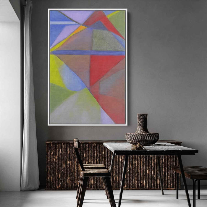 Pastel Bauhaus Triangles #227 - Kanvah