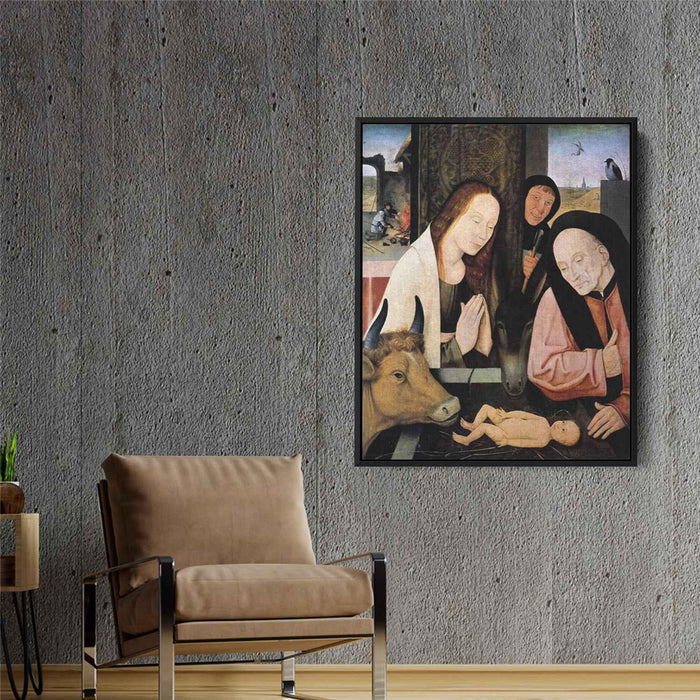 Adoration of the Child (1568) by Hieronymus Bosch - Canvas Artwork