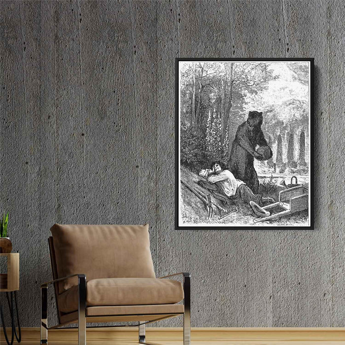 Amateur From Garden by Gustave Dore - Canvas Artwork