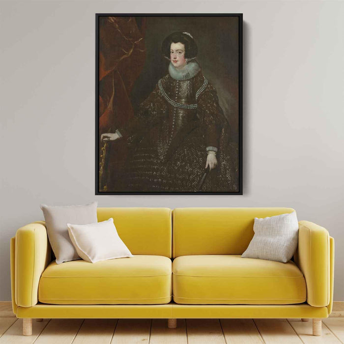 Queen Isabella of Spain wife of Philip IV (1632) by Diego Velazquez - Canvas Artwork