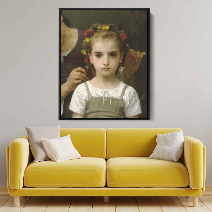 Adornment fields by William-Adolphe Bouguereau - Canvas Artwork