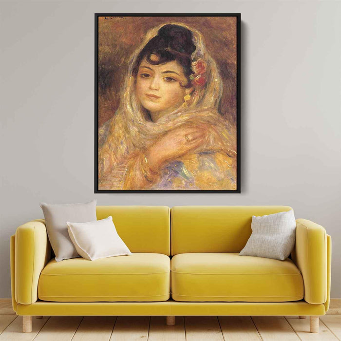 Algerian Woman (1881) by Pierre-Auguste Renoir - Canvas Artwork