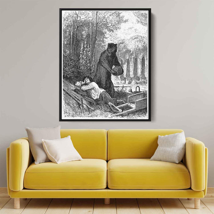 Amateur From Garden by Gustave Dore - Canvas Artwork