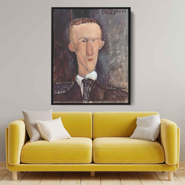 Portrait of Blaise Cendrars (1917) by Amedeo Modigliani - Canvas Artwork