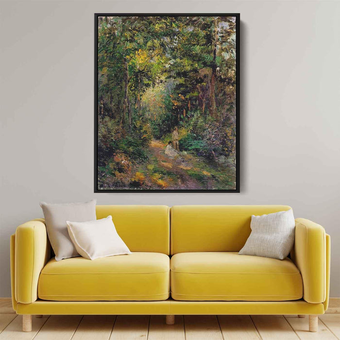 Autumn, Path through the Woods by Camille Pissarro - Canvas Artwork