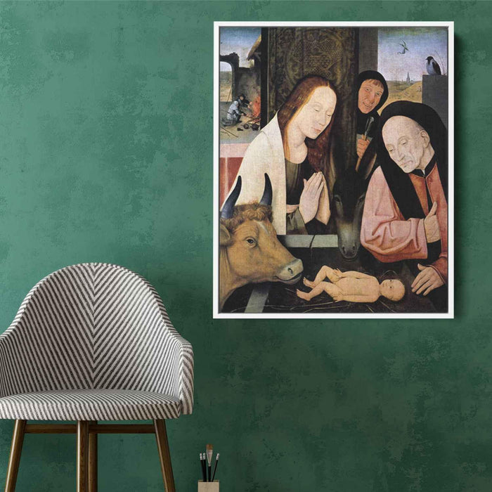 Adoration of the Child (1568) by Hieronymus Bosch - Canvas Artwork