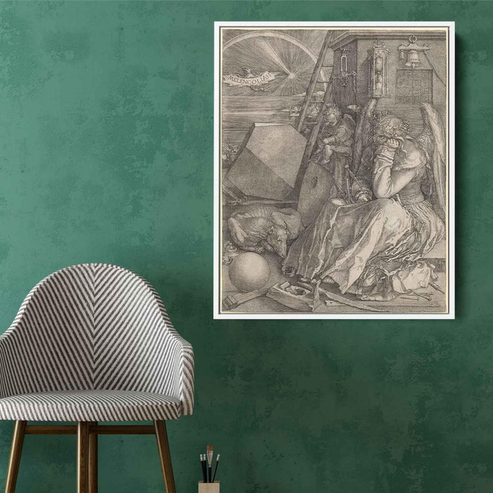 Melancholy I (1514) by Albrecht Durer - Canvas Artwork