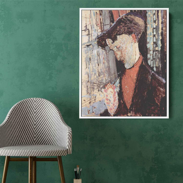 Portrait of Frank Burty Haviland (1914) by Amedeo Modigliani - Canvas Artwork