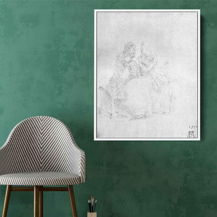 Anna selbdritt by Albrecht Durer - Canvas Artwork