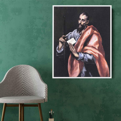 Apostle St. Paul (1612) by El Greco - Canvas Artwork