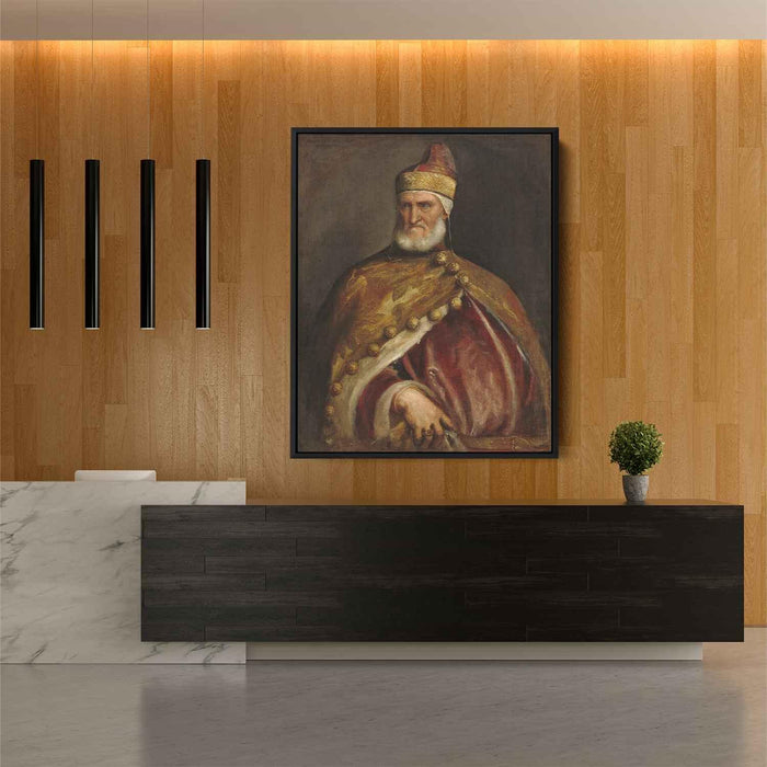 Portrait of Doge Andrea Gritti (1545) by Titian - Canvas Artwork