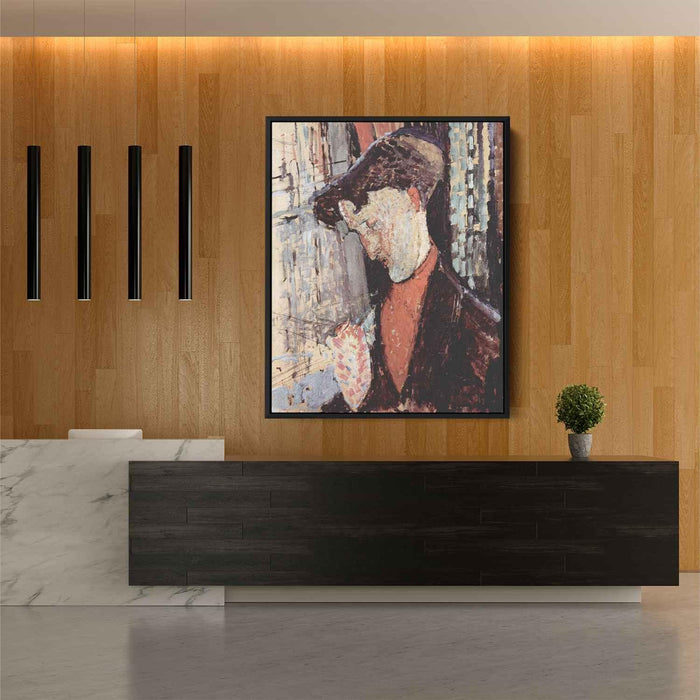 Portrait of Frank Burty Haviland (1914) by Amedeo Modigliani - Canvas Artwork